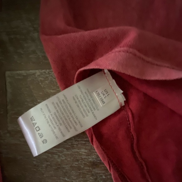 Free People- We the Free On Point Layering Top- Red Clover, Large. New. - Picture 8 of 8